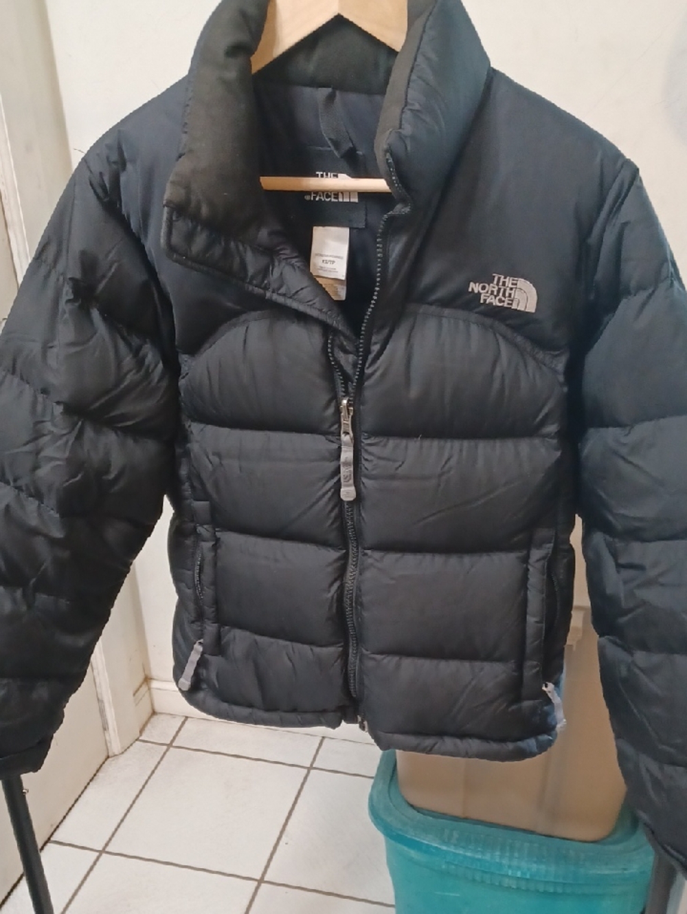 The North Face Black Quilted Down Jacket